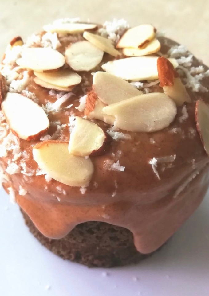 Una foto de Pastel de cacao con harina de almendra