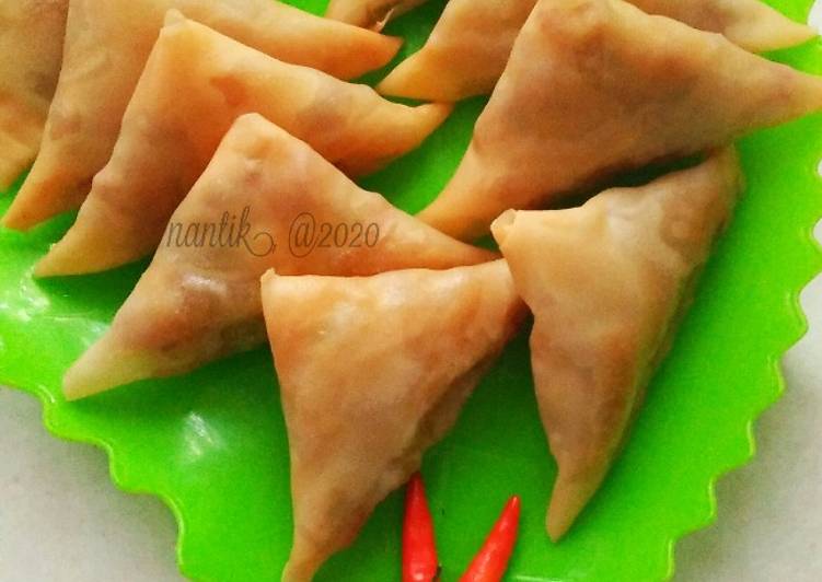 Proses mengolah Samosa, ala saya  😁 yang Bisa Manjain Lidah