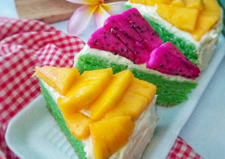 Resep Bolu Pandan Buah Magicom Anti Gagal