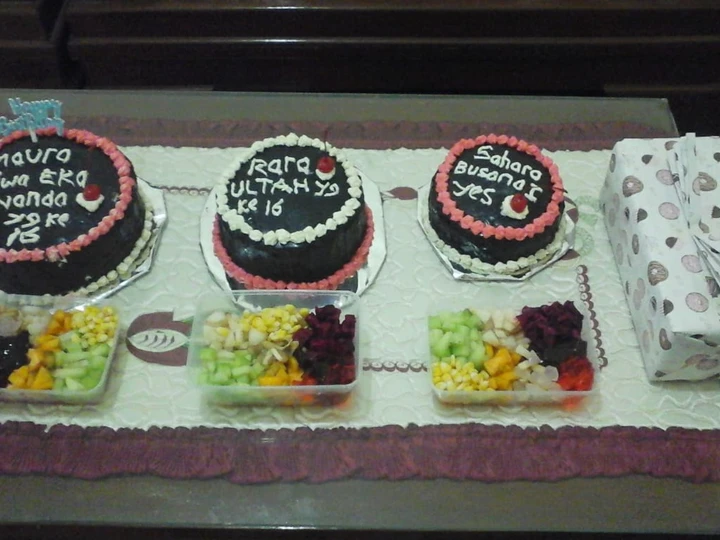 Langkah Gampang Menyiapkan Resep  Kue tart coklat yang Enak Banget, Lezat Sekali