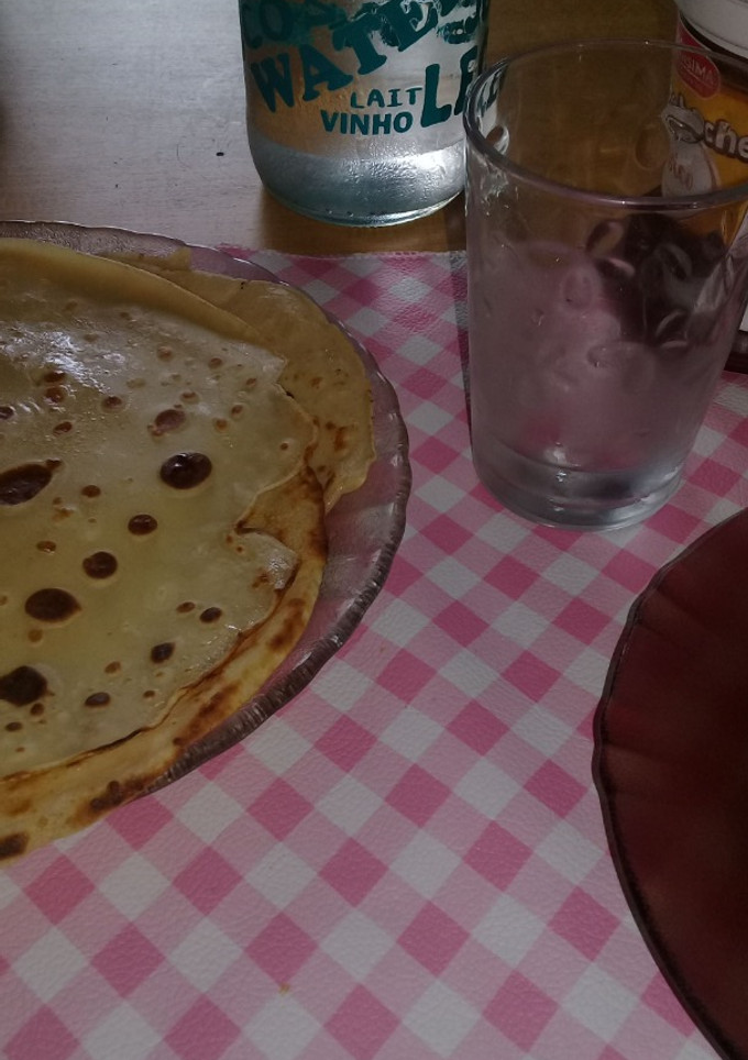 Una foto de Panqueques tipo crep fáciles, económicos y riquísimos!!! ♡