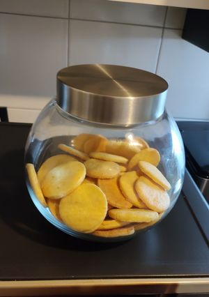 Una foto de Galletas de polenta