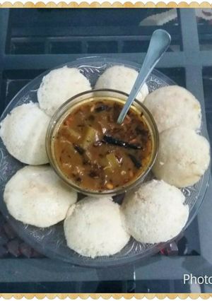 A picture of Sama rice idli(fast recipe).