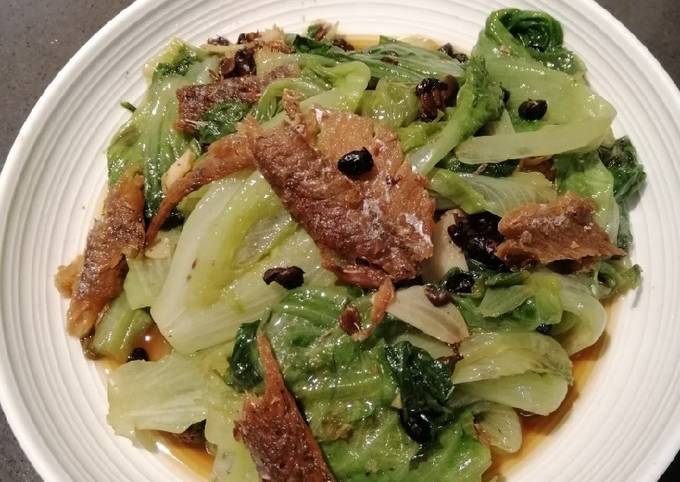 Recipe of Homemade Chinese Lettuce in Preserved Tauci Fish