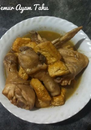Foto resep Semur ayam tahu