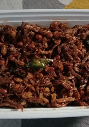 Foto resep Sambal goreng tempe teri kacang