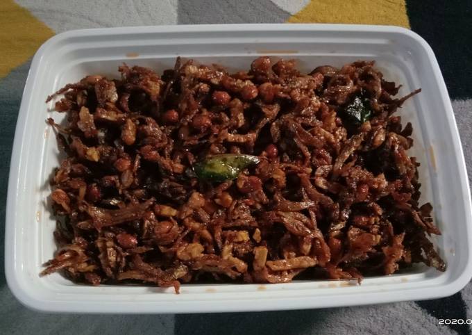 Sambal goreng tempe teri kacang