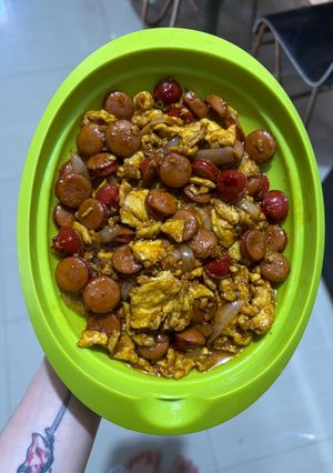 Foto resep Sosis telur asam manis