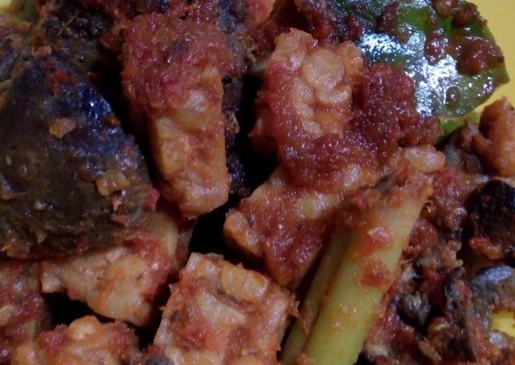 Sambel goreng ati tempe
