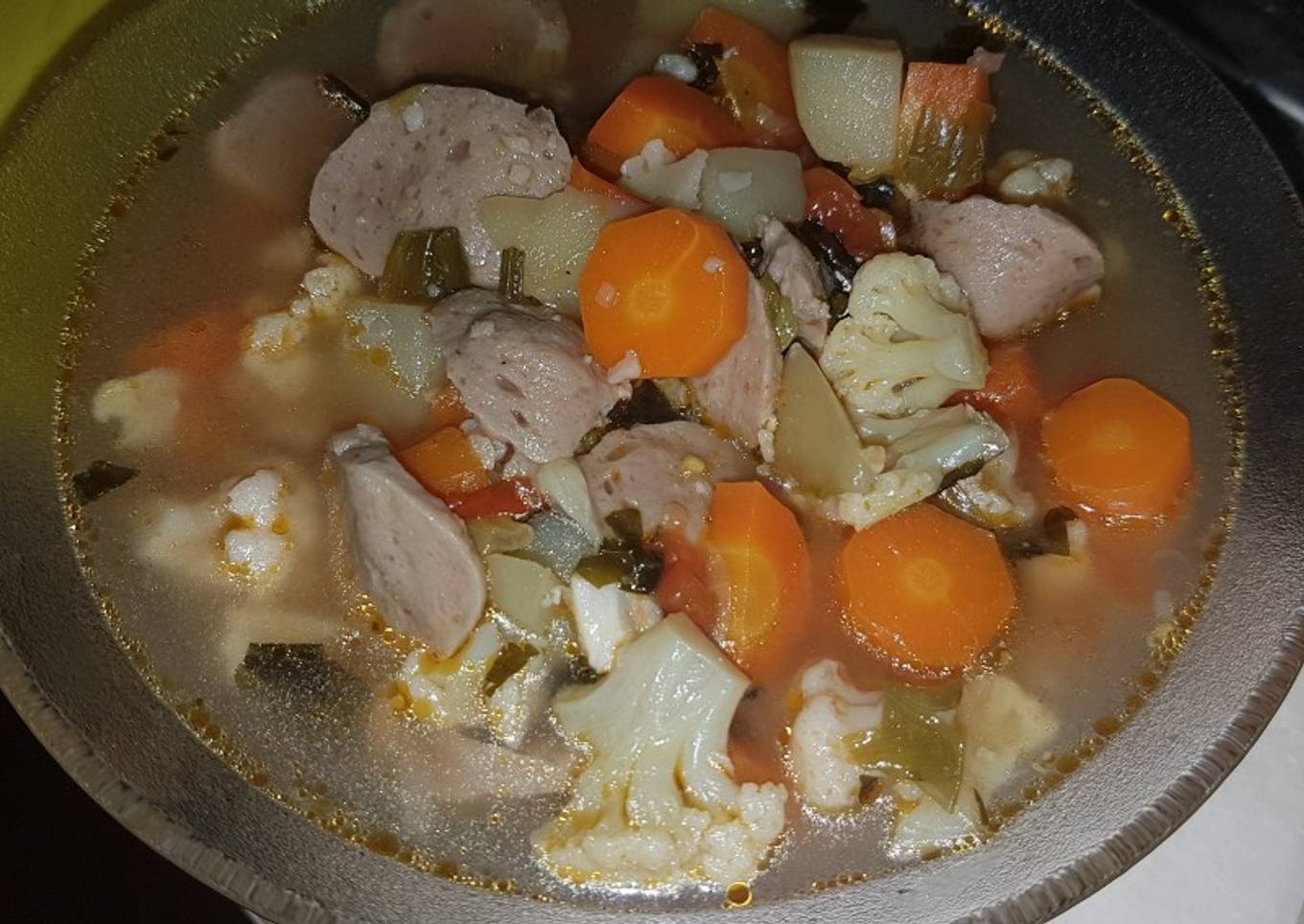 Sop Sayur Bakso Simpel