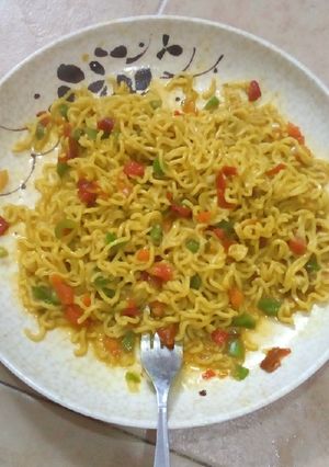 A picture of Vegetable noodles.