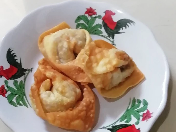 Cara Mudah Membikin Resep  Pangsit Goreng yang Lezat Sekali, Sempurna