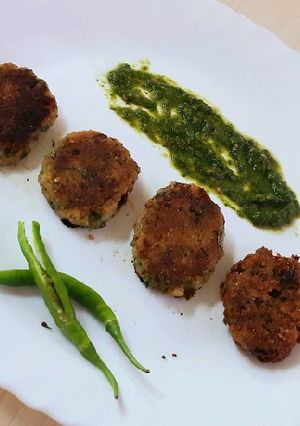 A picture of Mint Potato Bites.