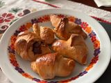 Croissants 🥐 rellenos de Gianduia versión fácil