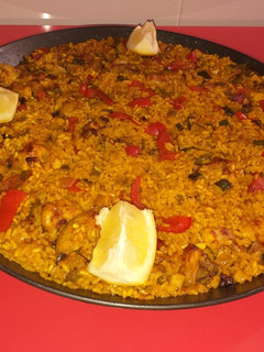 Una foto de Arroz de verduras y pollo!!!