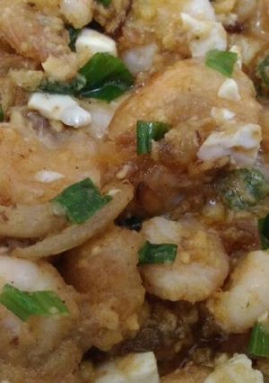 Foto resep Udang Goreng Telur Asin