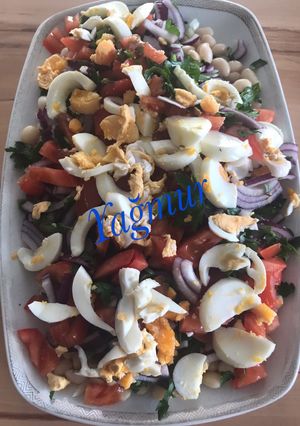 صورة لوصفة سلطة بصوص الطحينة