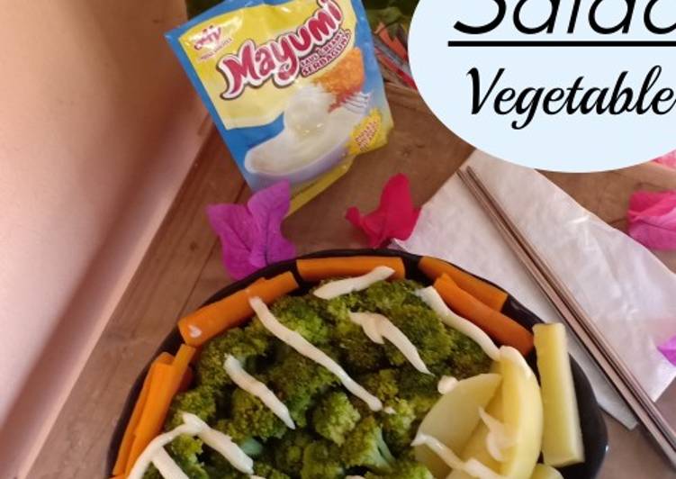 Langkah Mudah Menyiapkan Salad Vegetable Simple Enak