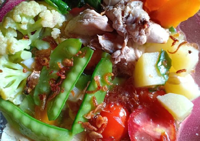 Resep Sop Ayam Penuh Cinta Anti Gagal