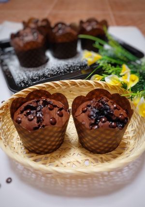 Foto resep Choco Muffin Lembut Tanpa Mixer