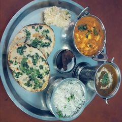 A picture of Satvik thali.