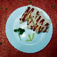 A picture of Chicken Tortilla Triangles.