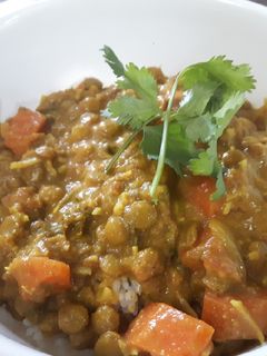 A picture of Exotic Curried Lentils.