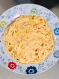 Espaguetis a la crema