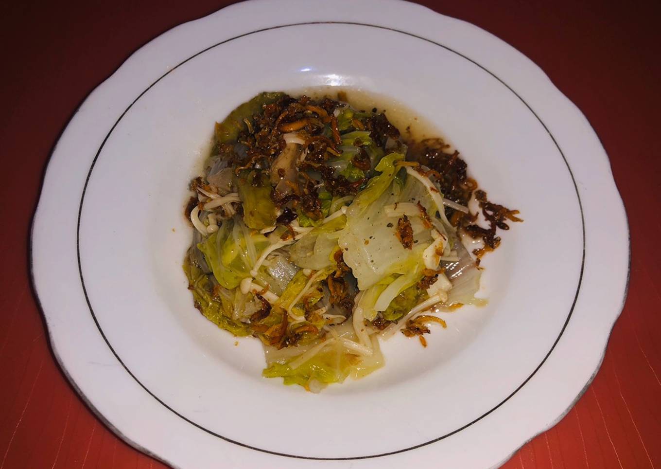 Sayur Teri Tumis Kilat
