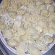 Capeletis con varios tipos de salsas!!!