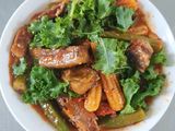 Rau củ sốt cá mòi