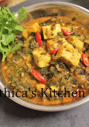 A picture of Methi Paneer.