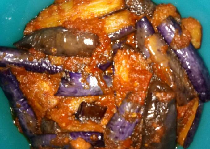 Langkah Mudah untuk Menyiapkan Sambel Terong Ungu, Lezat