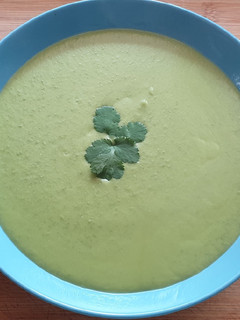 Una foto de Crema guisantes