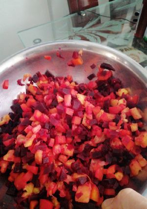Una foto de Ensalada de remolacha