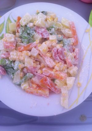 Foto resep Salad sayur ceria
