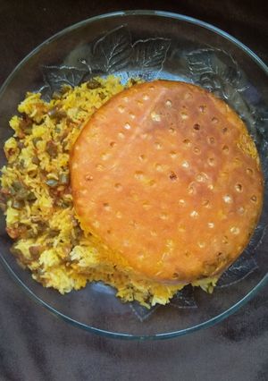 عکسی از دستور لوبیا پلو