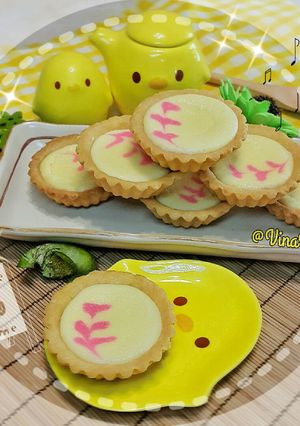 Foto resep Strawberry Cheese Tart 🧀🍓🍃