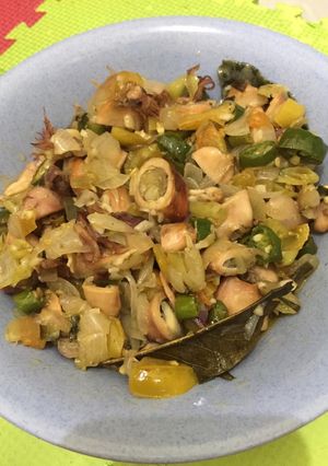 Foto resep Cumi Asin cabe ijo