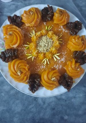 عکسی از دستور حلوای هویج