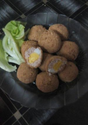 Foto resep Tahu bulat daging isi telur