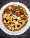 Pizza de zanahoria, sin TACC y veggie