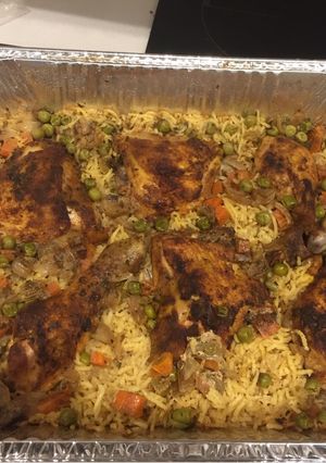 Foto principal de Pollo con arroz al horno!