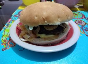 Una foto de Hamburguesa gringa