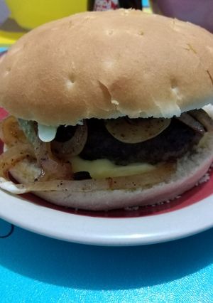 Una foto de Hamburguesa gringa