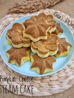 Foto resep Pumpkin Cheese Steam Cake