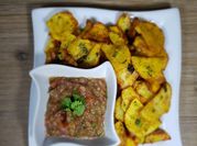 A picture of besan chips