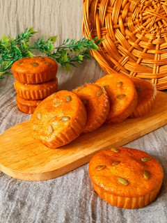 عکسی از دستور کاپ کیک کدو حلوایی