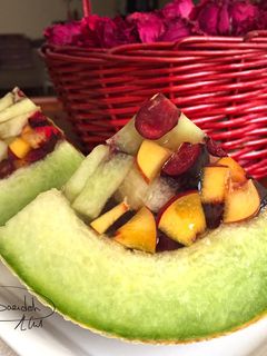 عکسی از دستور ژله تابستونی(طالبی)