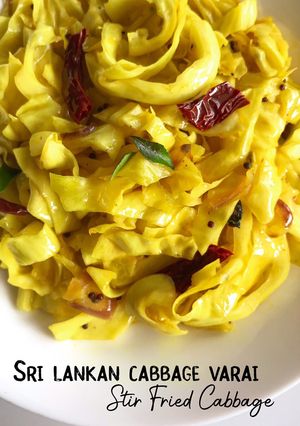 Resipi Sri Lankan Cabbage Varai 🇱🇰 oleh Nurul Kefftya - Cookpad